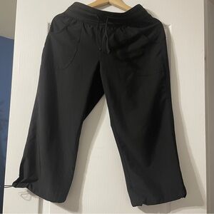 Athletic Works Polyester Pants Women’s Small Lightweight PullOn Drawstring Black